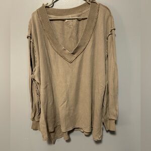 Free people Asher thermal v neck